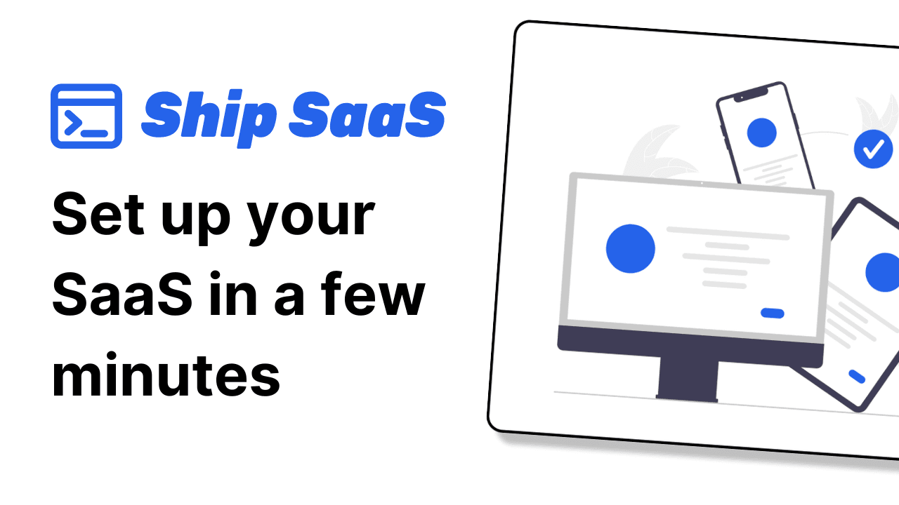 Ship SaaS YouTube thumbnail